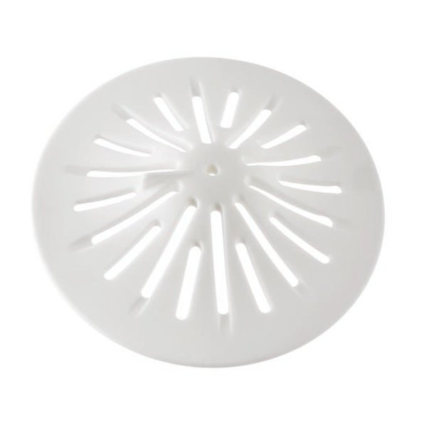 Filtre universel silicone éco-responsable blanc, Ø 110mm