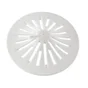 Filtre universel silicone éco-responsable blanc, Ø 110mm