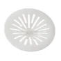 Filtre universel silicone éco-responsable blanc, Ø 110mm