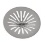 Filtre universel silicone éco-responsable gris, Ø 110mm