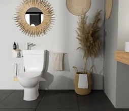 WC a poser sans bride sortie horizontale duo manille 3/6 litre godart