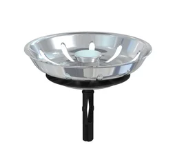 Panier pour bonde évier chrome Diam.81mm, EQUATION
