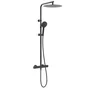 Colonne de douche Icone, thermostatique, noir, Sensea