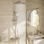 Colonne de douche Icone, thermostatique, chromé, Sensea