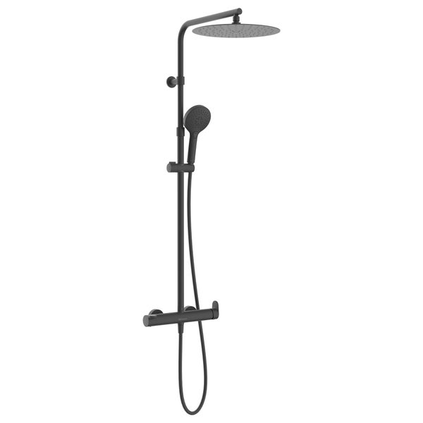 Colonne de douche Icone, mécanique, noir, Sensea