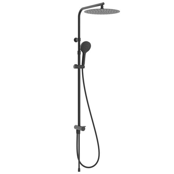 Colonne de douche sans robinetterie, SENSEA Icone, noir