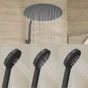 Colonne de douche sans robinetterie, SENSEA Icone, noir