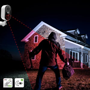 Caméra de vidéo surveillance sans fil intérieur/extérieur, sans fil, LEXMAN