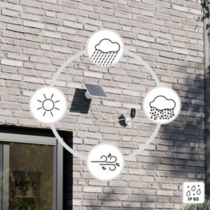 Caméra de vidéo surveillance sans fil intérieur/extérieur, sans fil, LEXMAN