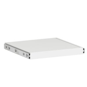 Etagère coulissante pour caisson SPACEO Evo'M blanc pour caisson L.60 x P.54 cm