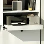 Etagère coulissante pour caisson SPACEO Evo'M blanc pour caisson L.60 x P.54 cm