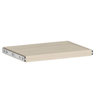 Etagère coulissante SPACEO Evo'M effet chêne pour caisson L.80 x P.54 cm