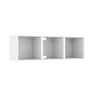 Meuble TV SPACEO Evo'M blanc H.38,4 x L.120,2 x P.38 cm