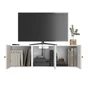 Meuble TV SPACEO Evo'M blanc H.38,4 x L.120,2 x P.38 cm
