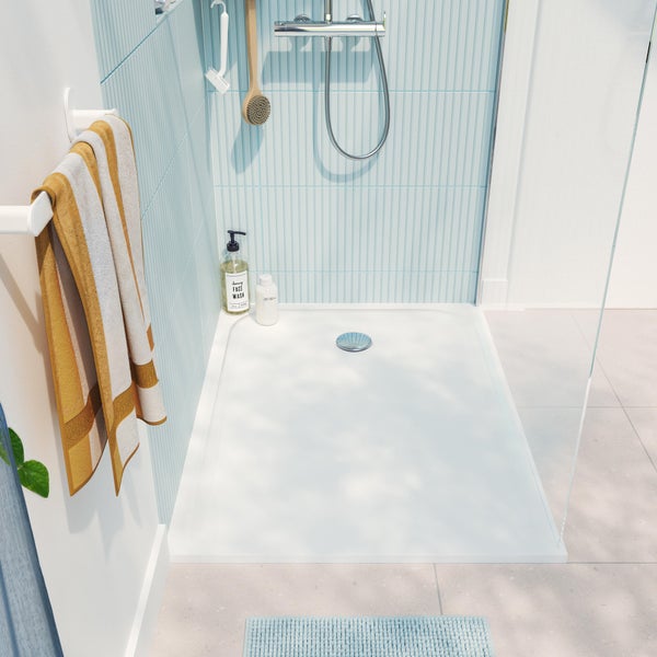 Receveur Easy  resine 90x120 cm blanc SENSEA