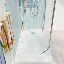 Receveur Easy  resine 80x140 cm blanc SENSEA