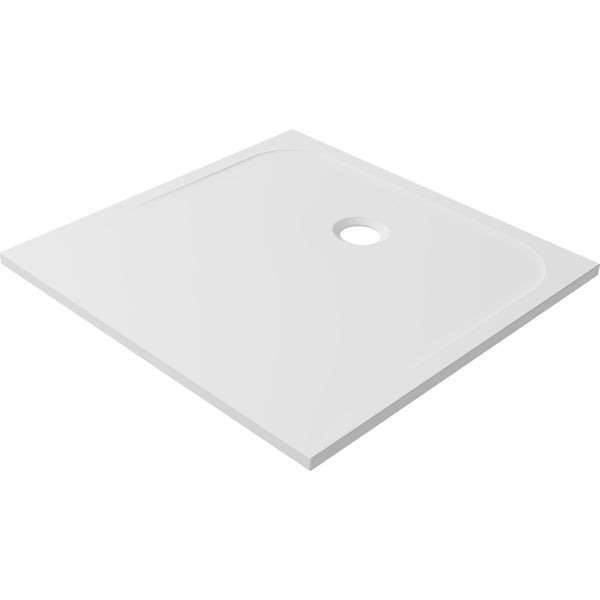 Receveur Easy  resine 90x90 cm blanc SENSEA