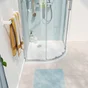 Receveur Easy  resine 1/4 cercle 90 cm blanc SENSEA