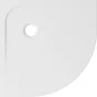Receveur Easy  resine 1/4 cercle 90 cm blanc SENSEA