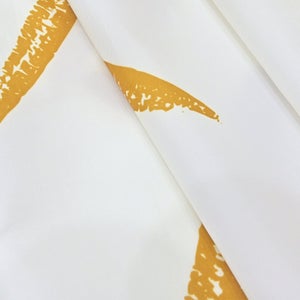 Rideau de douche 180 x 200 cm jaune ocre Arrows SENSEA