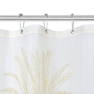 Rideau de douche 180 x 200 cm vert / blanc Amazonia SENSEA