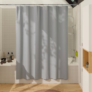 Rideau de douche 180 x 200 cm gris Easy SENSEA