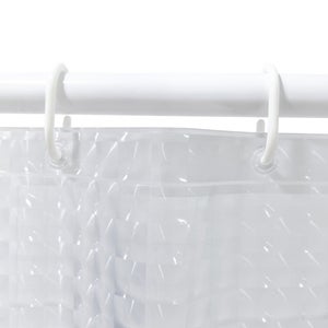 Rideau de douche 180 x 200 cm transparent Essential SENSEA