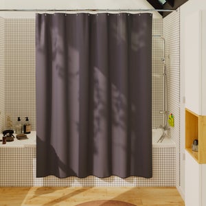 Rideau de douche 180 x 200 cm noir Remix SENSEA