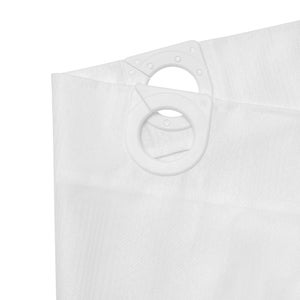 Rideau de douche 120 x 200 cm blanc Neo SENSEA