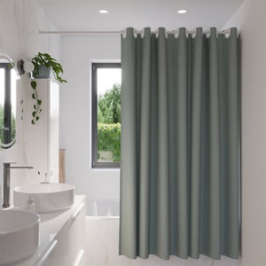 Rideau de douche 180 x 200 cm vert Neo SENSEA