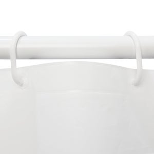 Rideau de douche 180 x 200 cm blanc Mia