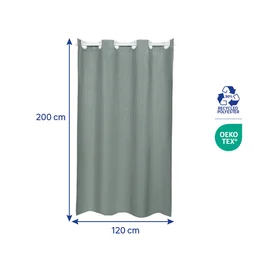 Rideau de douche 120 x 200 cm vert Neo SENSEA