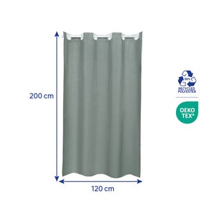 Rideau de douche 120 x 200 cm vert Neo SENSEA