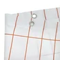 Rideau de douche 180 x 200 cm blanc / orange Tiles 1 SENSEA