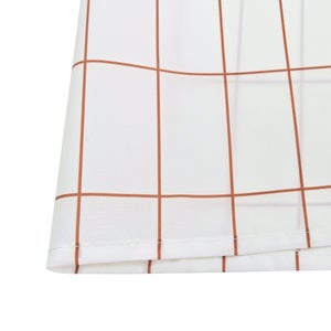 Rideau de douche 180 x 200 cm blanc / orange Tiles 1 SENSEA