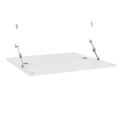 Tablette rabattable de bureau SPACEO Evo'M blanc pour caisson L.80 xP.38 cm