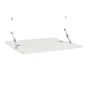 Tablette rabattable de bureau SPACEO Evo'M blanc pour caisson L.80 xP.38 cm