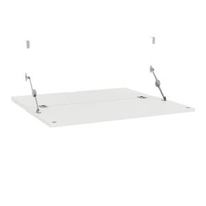 Tablette rabattable de bureau SPACEO Evo'M blanc pour caisson L.80 xP.38 cm