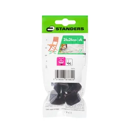 Patin plastique a clouer 24 x 24 mm 4 pièces