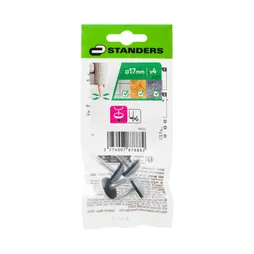 Patin glisseur a clouer diamètre 17 mm 4 pièces
