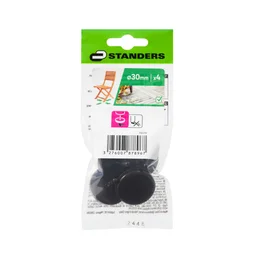 Patin plastique a clouer diamètre 30 mm 4 pièces