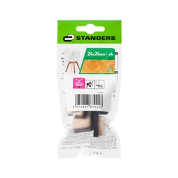 Patin feutre a clouer diamètre 24 x 24 mm 4 pièces