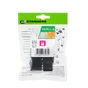Embout rentrant plastique noir 23 x 23 mm 4 pièces
