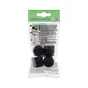 Embout envellopant plastique noir diamètre 18 mm 4 pièces