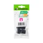 Embout envellopant plastique noir diamètre 16 mm 4 pièces