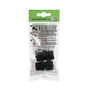 Embout envellopant plastique noir diamètre 16 mm 4 pièces