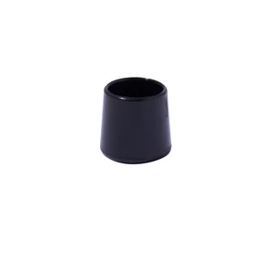 Embout envellopant plastique noir diamètre 14 mm 4 pièces