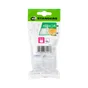 Embout envellopant plastique transparent diamètre 22 mm 4 pièces