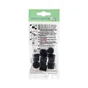 Embout envellopant plastique noir diamètre 12 mm 8 pièces