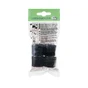 Embout envellopant plastique noir diamètre 22 mm 4 pièces